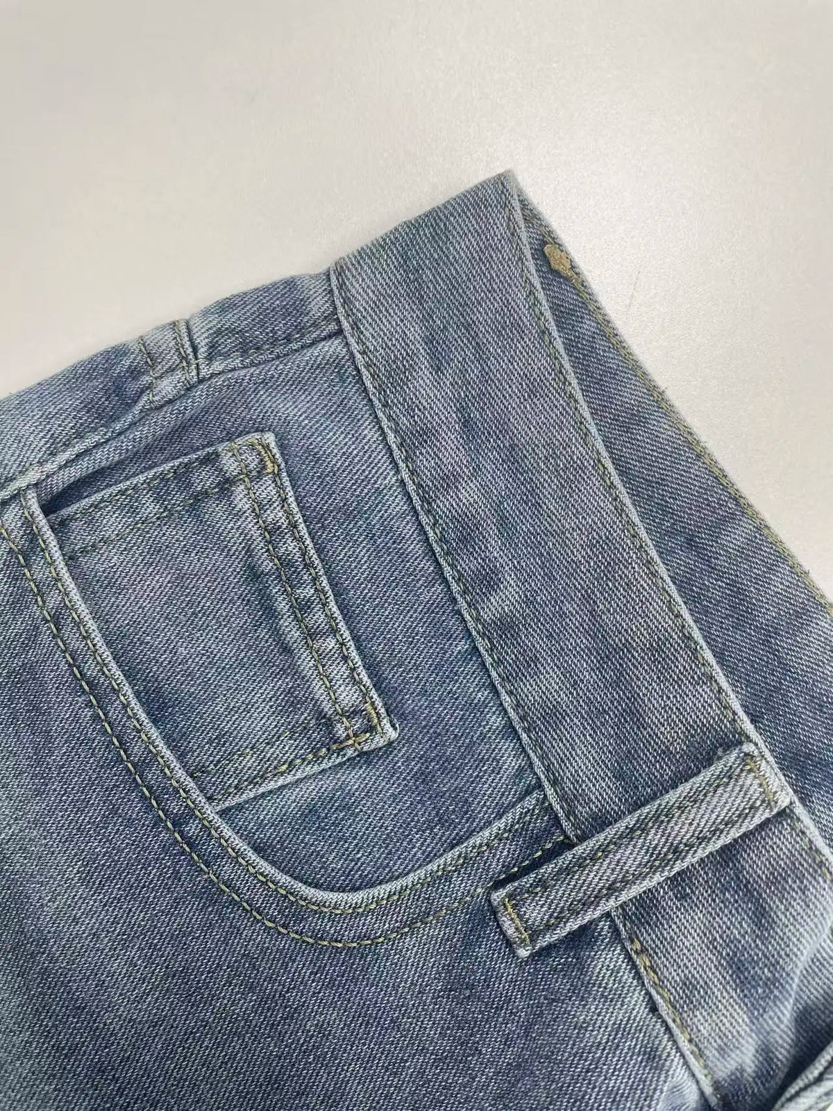 Men's Baggy Jeans Relaxed Fit Loose Straight Leg Trousers for Casual Streetwear Daily Oversized Denim Pants