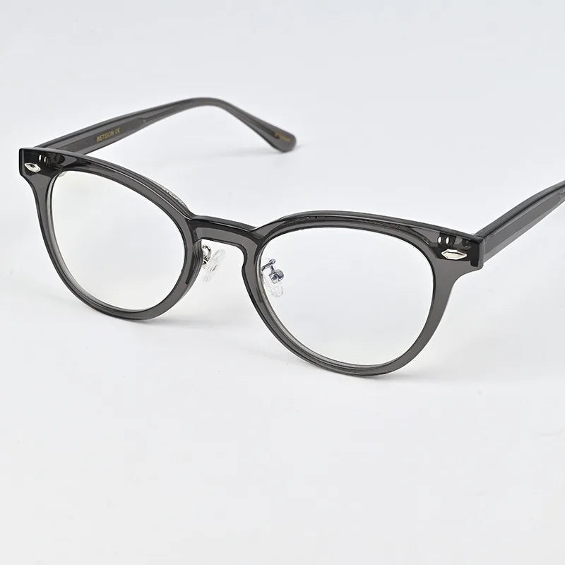 Trendy Flip Up Eyeglasses Frames Fashion Men Women Blue Light Blocking Glasses