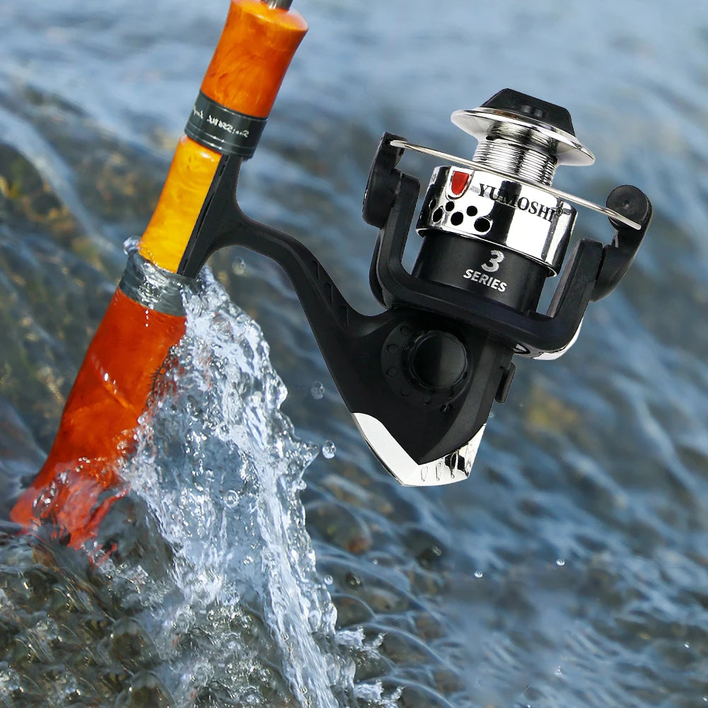 Metal Spinning Rock Fishing Reel High Speed G-Ratio 5.2:1 Without Line for Outdoor Fishing Tool Accessories