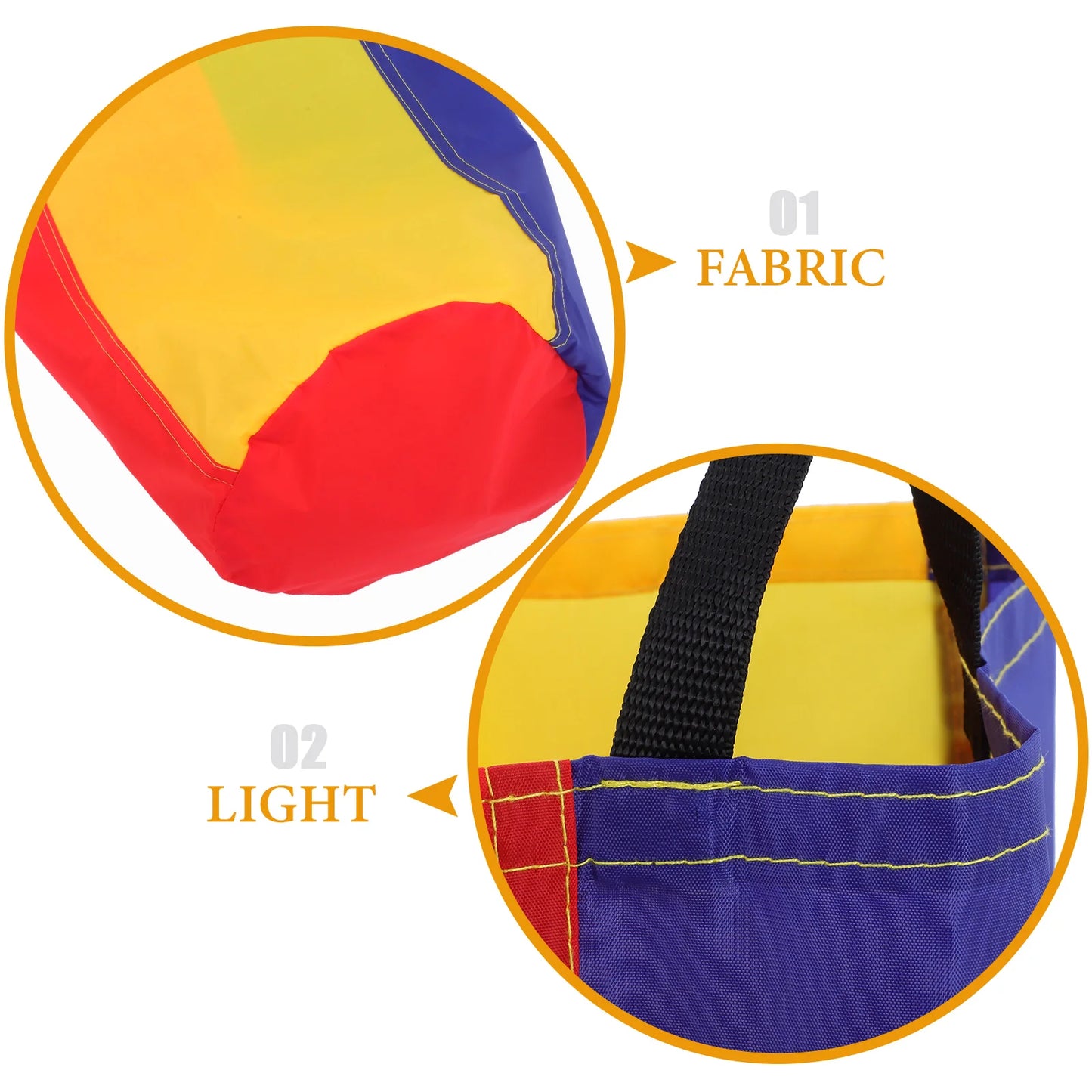 6Pcs Children's Kangaroo Jumping Bags Race Bags Outdoor Lawn Game Props Jumping Race Supplies (Assorted Color)