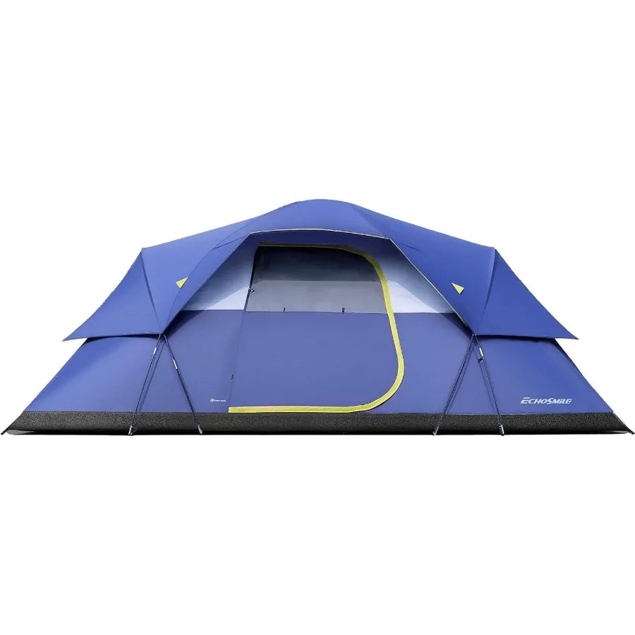 10 12 Person Camping Tent Waterproof Windproof Tent with Rainfly Easy Set up for Outdoor Family Camping Party