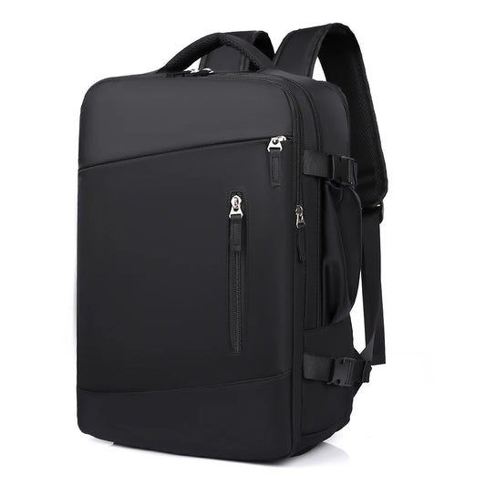 Laptop Travel Backpack,with Adjustable Straps, Shoe Compartment and USB Charging Port - Perfect for School and Work Travel