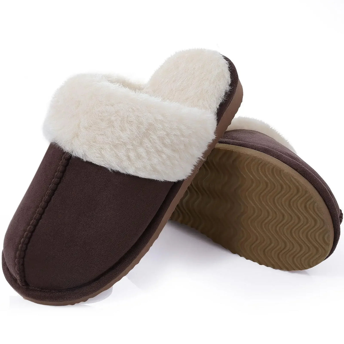 Winter Men Plush Slippers Fuzzy Soft Fluffy Men Slippers Fashion Men Slippers Indoor Warm Furry Fur House Flat Shoes