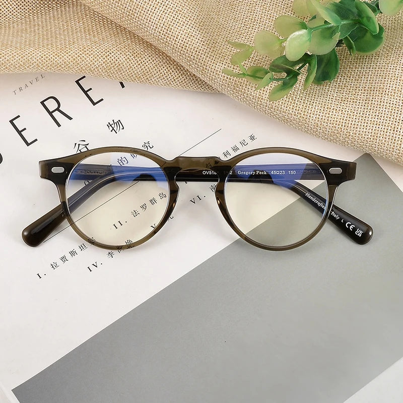 Vintage Optical Glasses Frame OV5186 Eyeglasses Gregory Peck OV 5186 Reading Glasses Women and Men Eyewear Frames
