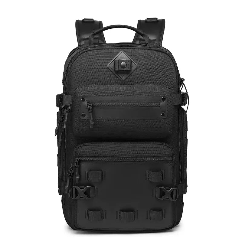 Ozuko Men's Outdoor Sports Multi Function Large Capacity Shoulder Bag Waterproof Tactical Backpack Laptop Backpack