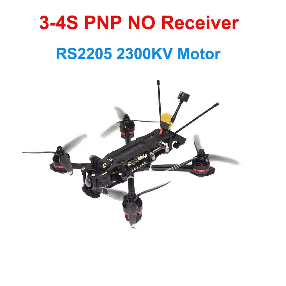 RTF XY-5 220mm FPV Racing Drone 3-4S with RS2205 2300KV Motor F4 V2 Flight Control Micro Camera 51466 Propeller Quadcopter