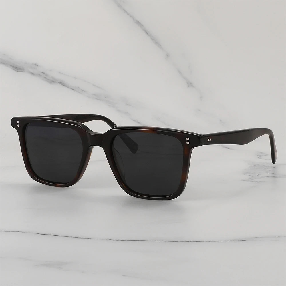 Lachman Men Sunglasses Polarized Sunglasses 2025 Brand Designer Driving Sun glasses Male High Quality Rectangle Style OV5419
