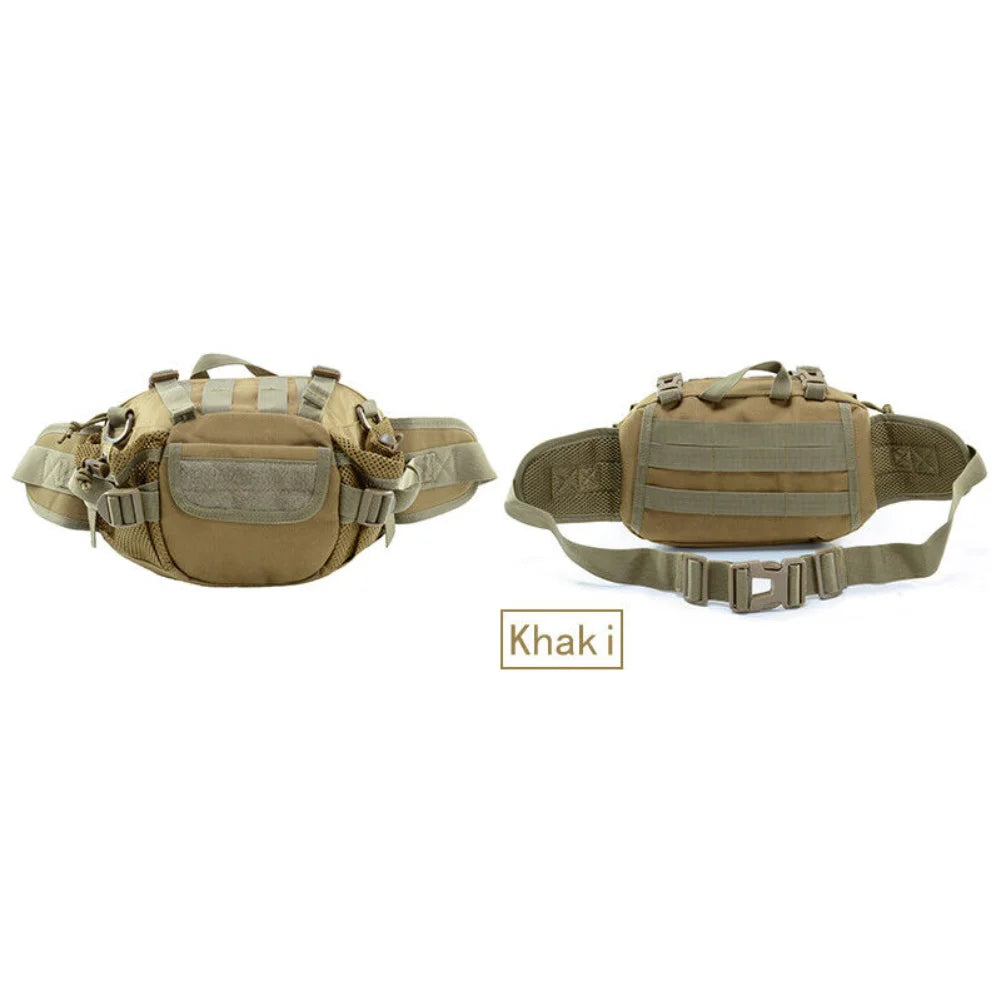 Mens Tactical Military Sling Chest Bag Crossbody Molle Shoulder Waist Belt Pack with Multiple Pockets Hunting Bag