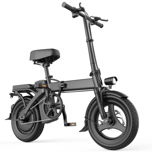Electric bicycle,Suitable for Adults,20MPH Comfortable Riding Fully Shock-Absorbing Electric Bike,Maximum 30 Mile Folding Bike