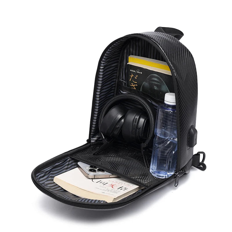 Men's Chest Bag New Fashion Trend Men's Shoulder Backpack Casual Crossbody Bag Male Street Fashion Brand Personality Youth Bag