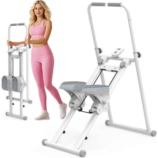 Leikefitness Stair Stepper for Home-Upgrade Vertical Climber,Folding Cardio Exercise Machine,Stair Climber for Full Body Workout