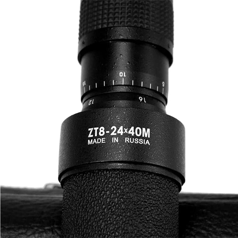 Baigish Monocular Zoom Telescope 8-24x40 HD Powerful Metal Optical Lens Astronomical With Long Range Original Bak4 Russian Black