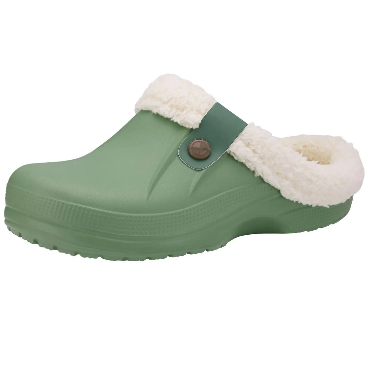 Winter Fur Furry Slippers For Men Outdoor Fashion Waterproof Plush Cotton Slippers Indoor Warm Cozy Non-slip Home Shoes