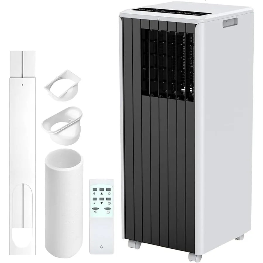 8000 BTU Portable Air Conditioner for Home and Office Use 3in1 Cooling Dehumidifying and Fan Functionality Ideal for Rooms Up t