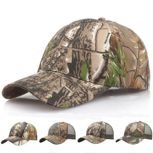 Camouflage Baseball Cap For Men Women Adjustable Mesh Tactical Training Sport Hat Summer Outdoor Sun Hats Camping Hunting Caps