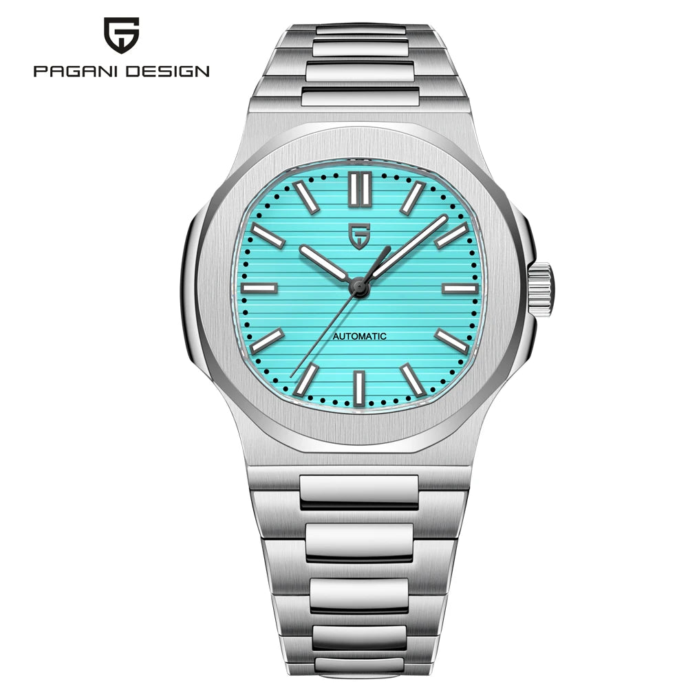 PAGANI DESIGN Top Luxury Automatic Watch For Men Mechanical Watches Men Sports Waterproof Sapphire Stainless Steel Reloj Hombre