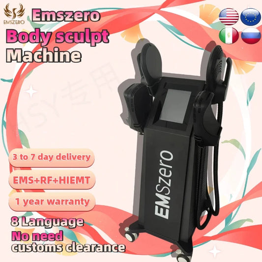 Emszero Sculpting Neo Rf Ems Body Sculpt Machine Nova Muscle Building Hi-emt fat burning Weight Lose muscle stimulation Machine