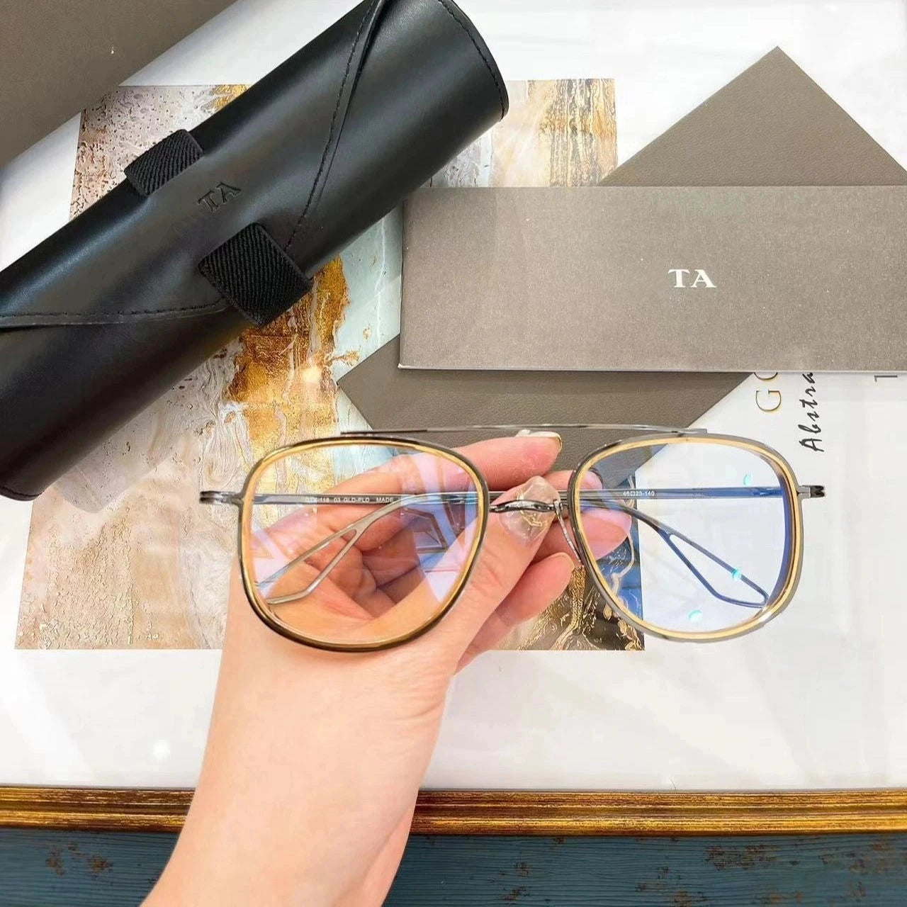 Authentic For DIYTA DT DTX-118 Fashion Dark Green Lenses Men Women Sun Glasses Luxury Alloy Frame Male Couple Eyewear With Box