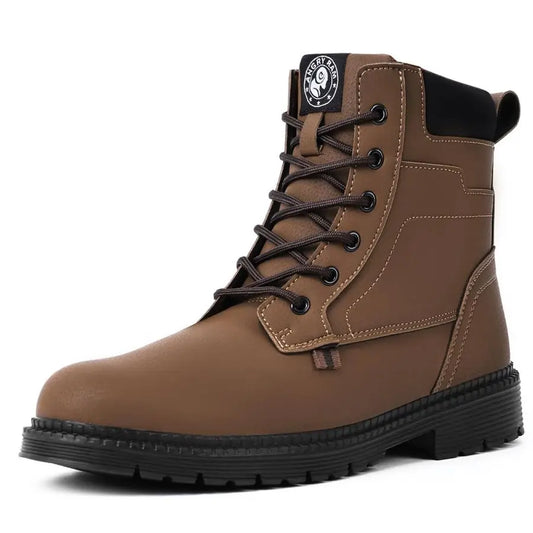 Steel Toe Boots for Women Comfortable Waterproof Construction Work Boots for Women Slip Resistant Lightweight Safety Shoes Botas