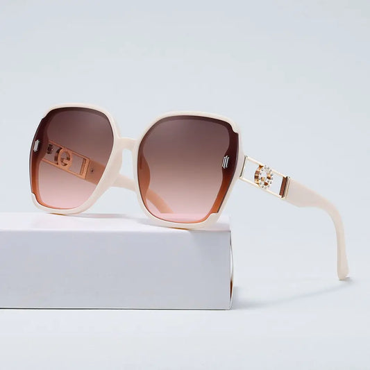 2025 New G Home Sunglasses for Women, UV Resistant Sunglasses for Women, High End, Large Face, Versatile, Slimming Glasses