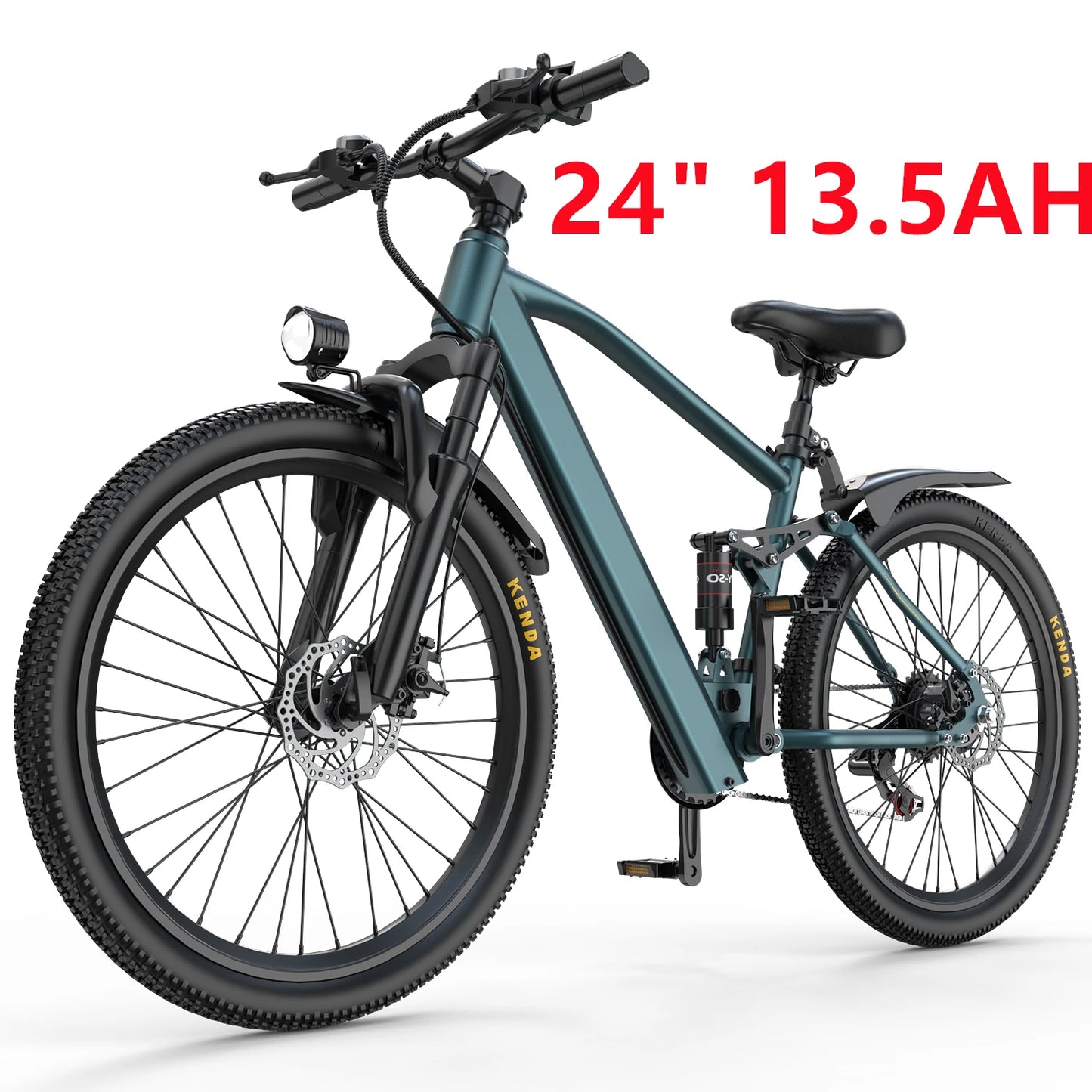26'' 24'' Adults 500W Motor Electric Bike, Electric Bicycle 650W Peak Motor Ebike 25Mph 35Miles 10.4AH 13.5AH Mountain E Bike