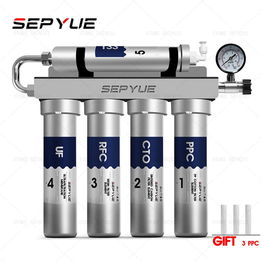 Kitchen Ultrafiltration Water Purifier Household Direct Drinking Water Purifier TapWater Purifier Five-Stage Water Filter System
