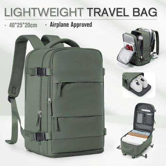 Cabin Airplane 40x20x25 Travel Backpack Anti Theft Backpack 15.6inch Portable Backpack Notebook Bag, Men Casual Hiking Backpack