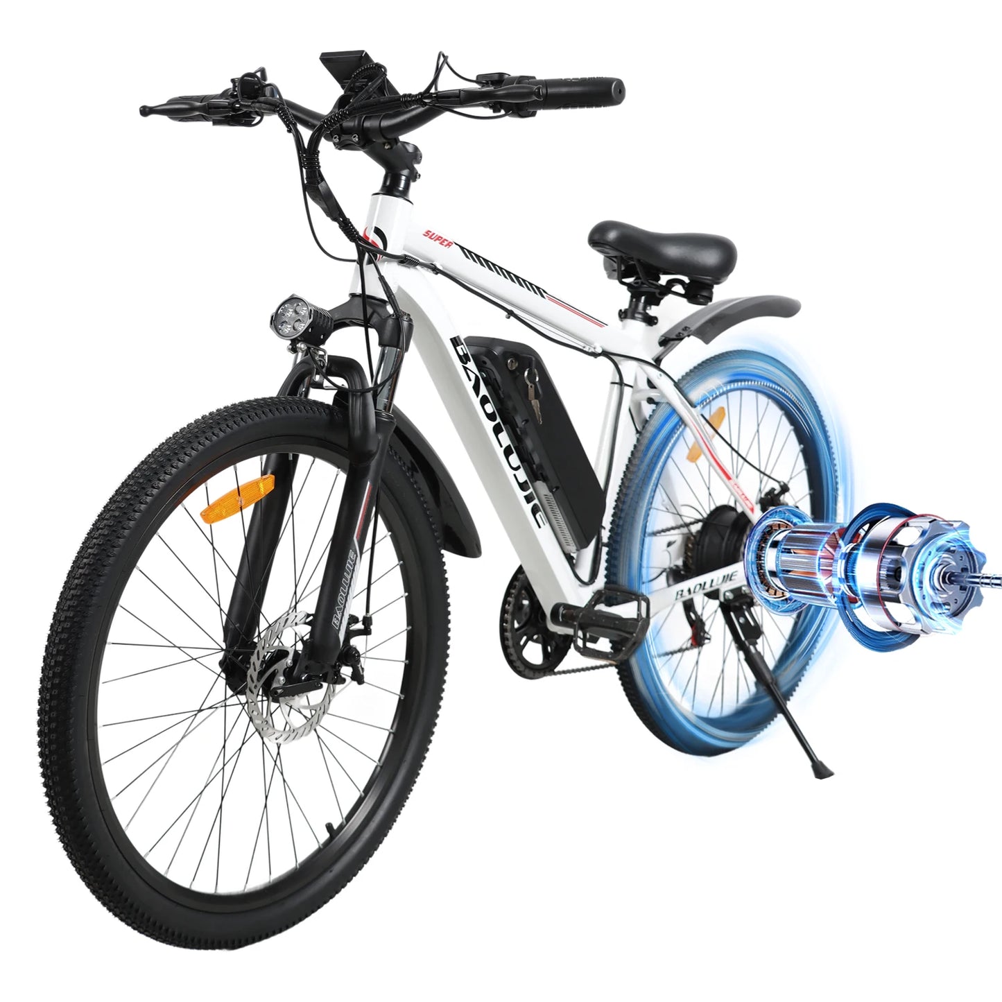 BAOLUJIE S1 Electric Bike for Adults 1000W Motor E bike 70 Miles Rang 28MPH Removable Battery Electric Bicycles【1 Year Warranty】