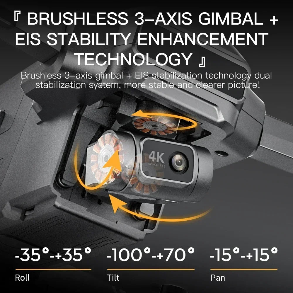 SJRC New F22 S3 PRO Drone 4K HD Professional Camera GPS  5G WiFi EIS Brushless FoldableQuadcopter FPV 3-Axis Gimbal RC Dron