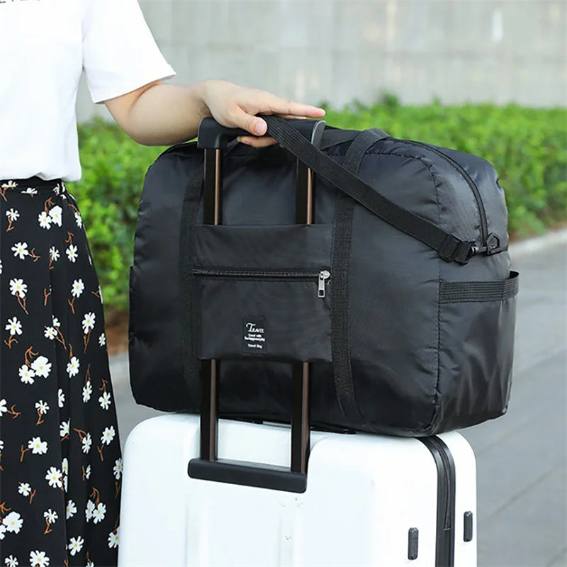 Travel Luggage Bag Large Capacity Multifunctional Adjustable Pull Rod Lightweight Business Trips Short Distance Clothing Storage