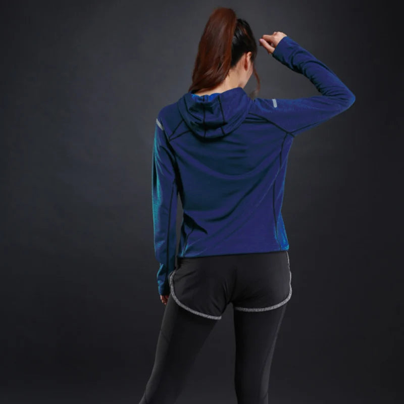 Women Fitness Gym t Shirt Quick Dry Sport Running t-Shirts Long Sleeve Bodybuilding Top Elastic Training Yoga Shirt Gym Clothing