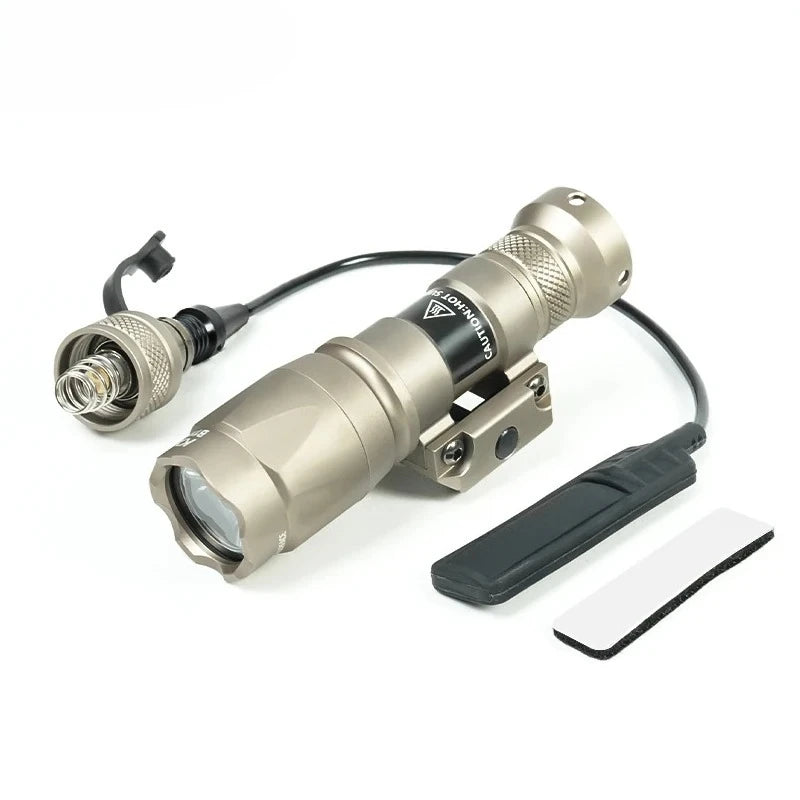 Tactical M600C M600B M300C M300B Scout Light Rifle Flashlight LED Hunting Lamp with Momentary Pressure Pad Switch