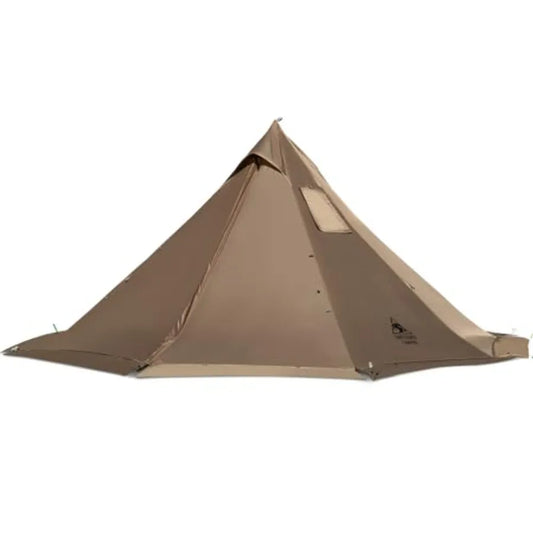 Smokey HUT Hot Tent with Stove Jack Ultralight 4 Season Tipi Tent with Snow Skirt Detachable Floor for Camping Hiking Bushcraft