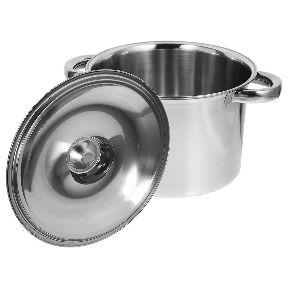 Stock Pot Stainless Steel Large Capacity Stockpot Large Capacity Stockpot Soup Bucket Sauce Pot Water Pitcher Steamer Cookware