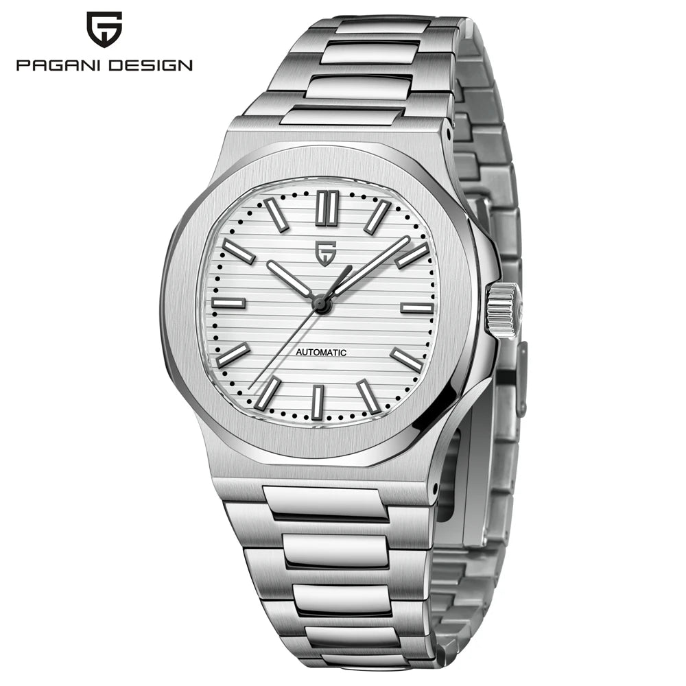 2025 New PAGANI DESIGN 40MM Men's Watches Luxury Automatic Watch For Men Mechanical WristWatch Stainless Steel Sapphire glass