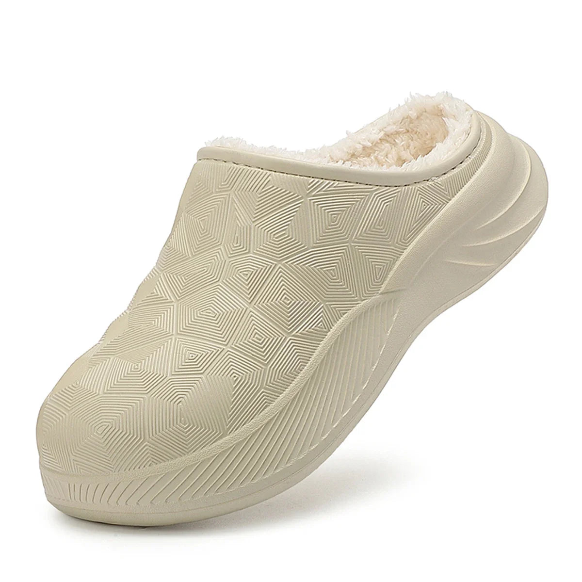 Thick Sole Home Indoor Outside Men And Women Couples waterproof Winter Household Warm Fluffy Slippers Plush Cotton Shoes Ladies