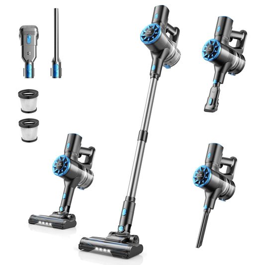 TASVAC N9 Cordless Vacuum Cleaner for Home, 8 in 1 Lightweight Stick Vacuum with LED Display