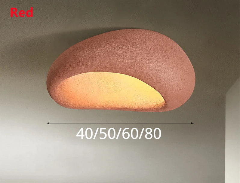 Nordic Minimalist Wabi Sabi Wind Ceiling Light Hanging Lamp Living Room Restaurant Caf É Home Decoration Bedroom Lighting