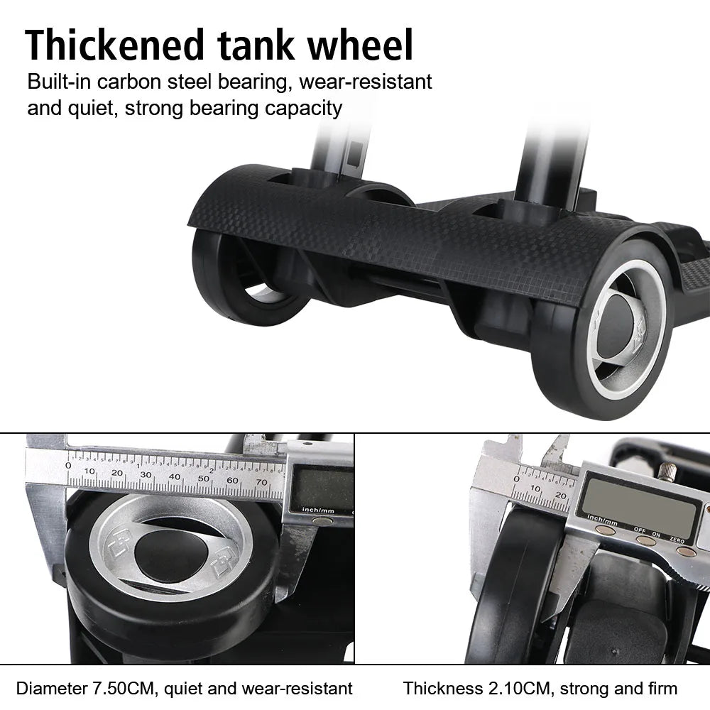 Foldable Luggage Dolly Rolling Carts With Wheels Portable Fold Dolly Utility Rolling Carts With Wheels with Wheels
