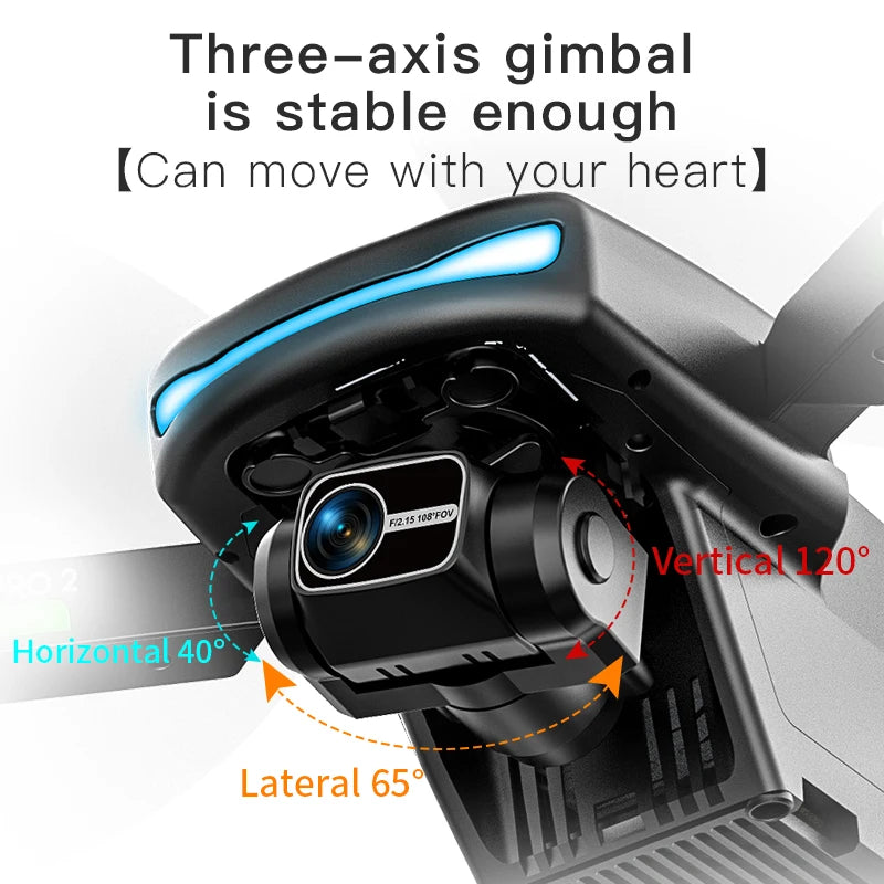 L800 PRO 2 MAX FPV Dual HD Camera Drones GPS 4K HD Dual camera 360° Laser obstacle avoidanceWith Brushless Motor RC Quadcopter