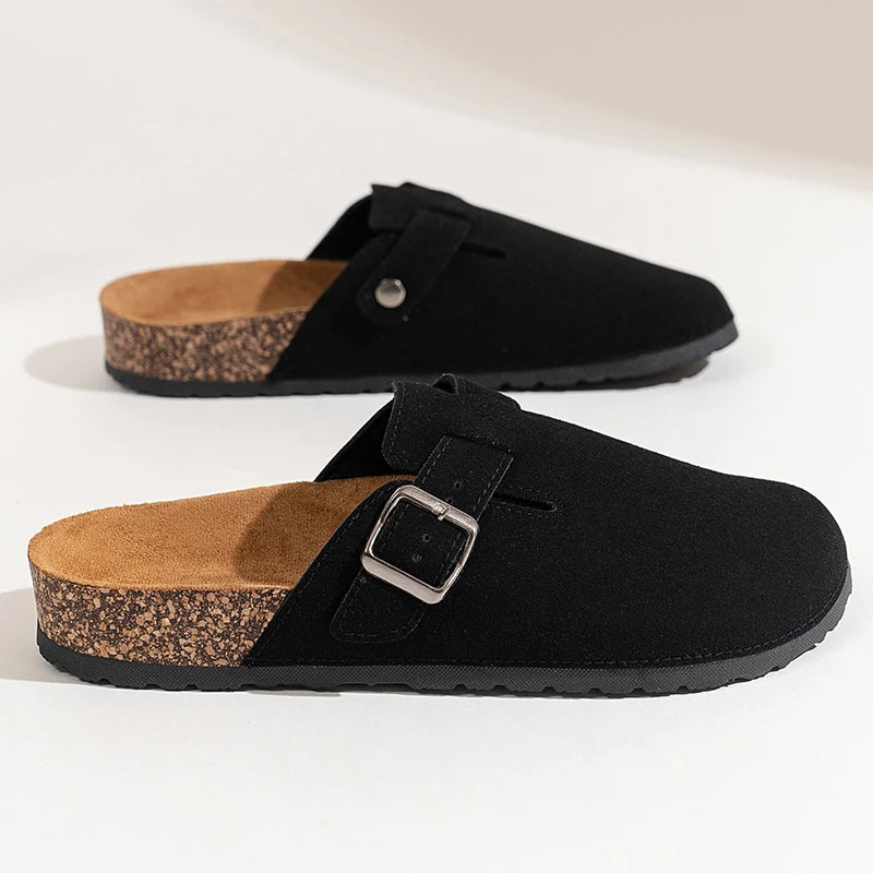 Men's Toe-Toe Slippers, Fashionable and Versatile, Thick-Soled, Wear-Resistant, Soft-Soled, Slip-On Casual Sandals