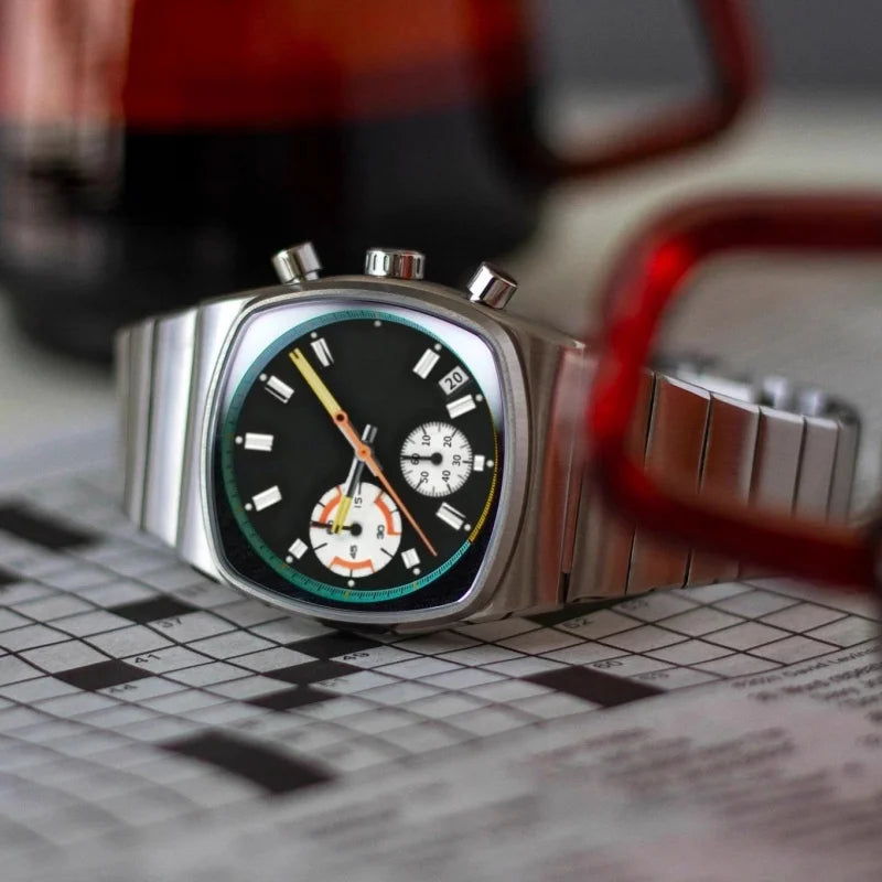 CILOA Men Square quartz new in men's watch Man watches for man high quality waterproof automatic movement mechanical male gift