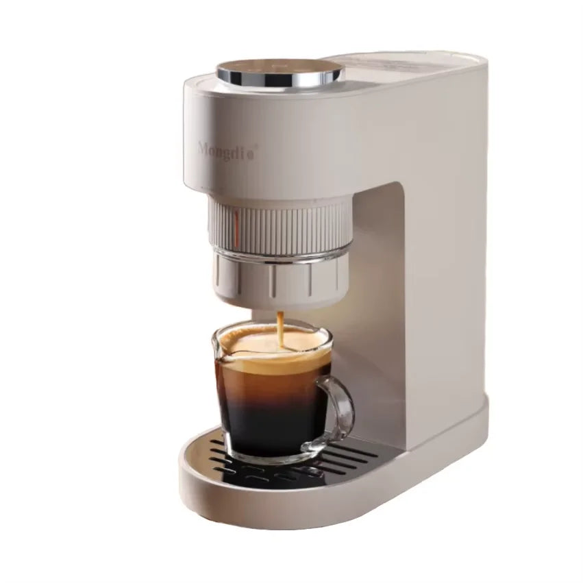 Lovfe Portable Professional Semi-Automatic Espresso Maker Milk Frother Electric Coffee Machine for Household Plastic Housing