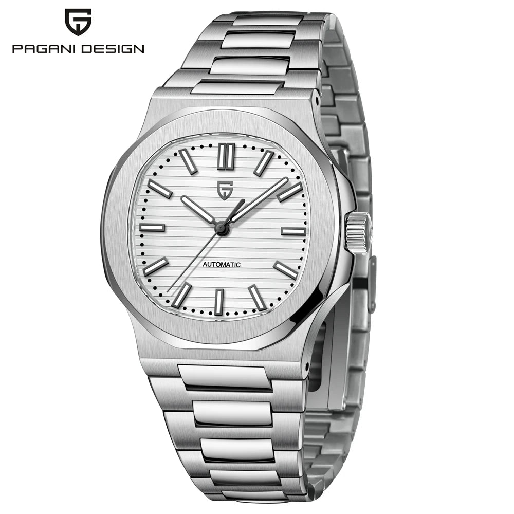 2025 New PAGANI DESIGN 40MM Men's Watches Luxury Automatic Watch For Men Mechanical WristWatch Stainless Steel Sapphire glass