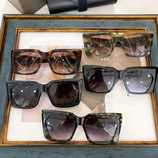 Newest Brand Women Men Sunglasses Polarized Vintage Premium Luxury Oversized Popular For Unisex Eyeglasses RETRODITA DTS430