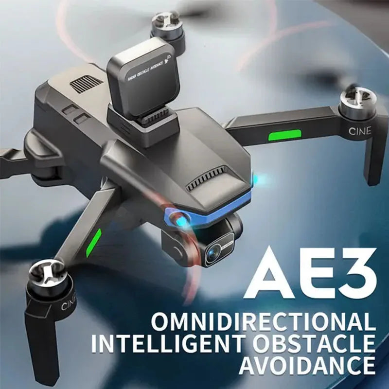 AE3 MAX Drone GPS 4K Camera 3-Axis Gimbal Anti-shake Aerial Photography Brushless Foldable Quadcopter thermal drone