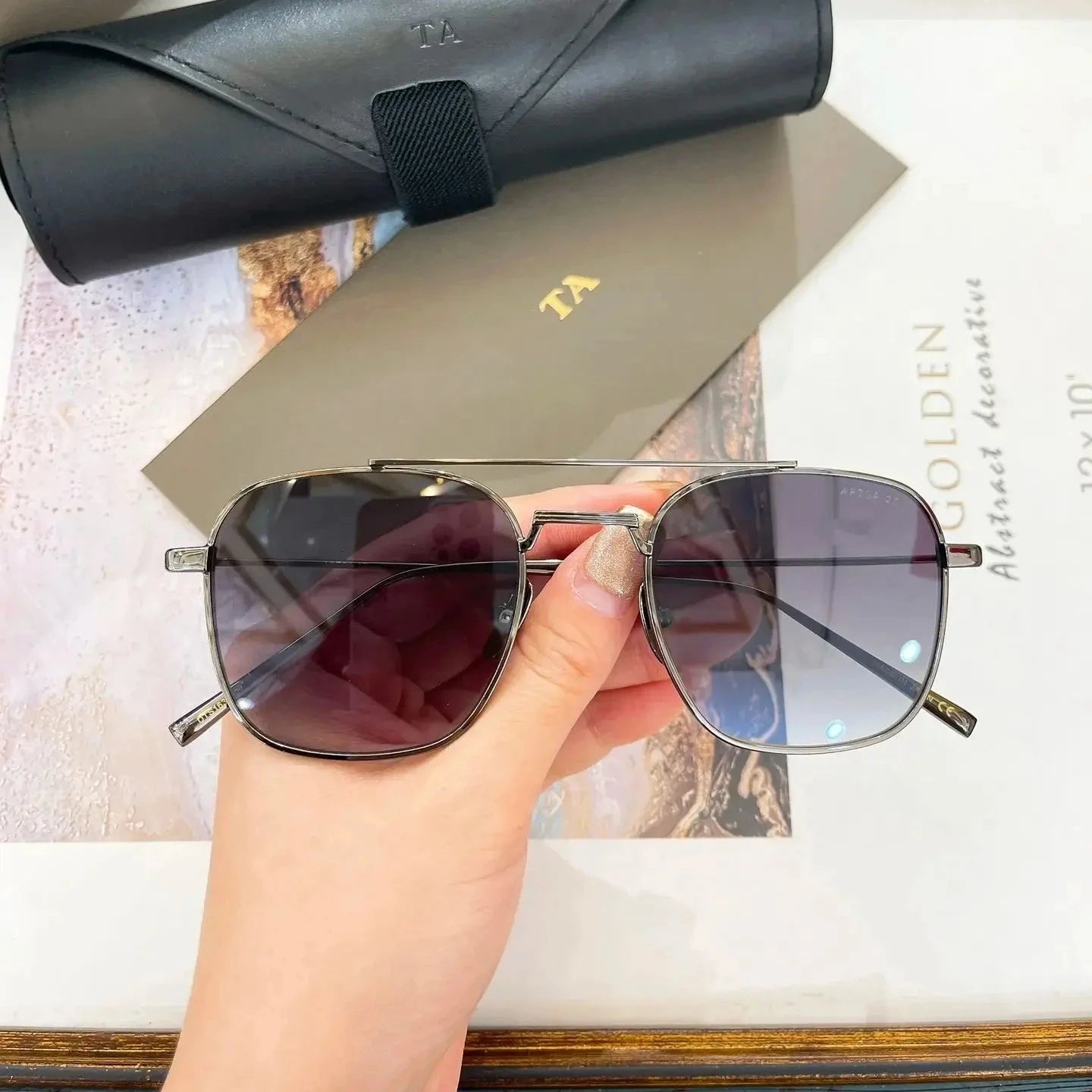 Original Factory For DIYTA DT DTS163 With Brand Box Luxury Design Polarized Gradient Driving Anti-Glare Men Women Sunglasses