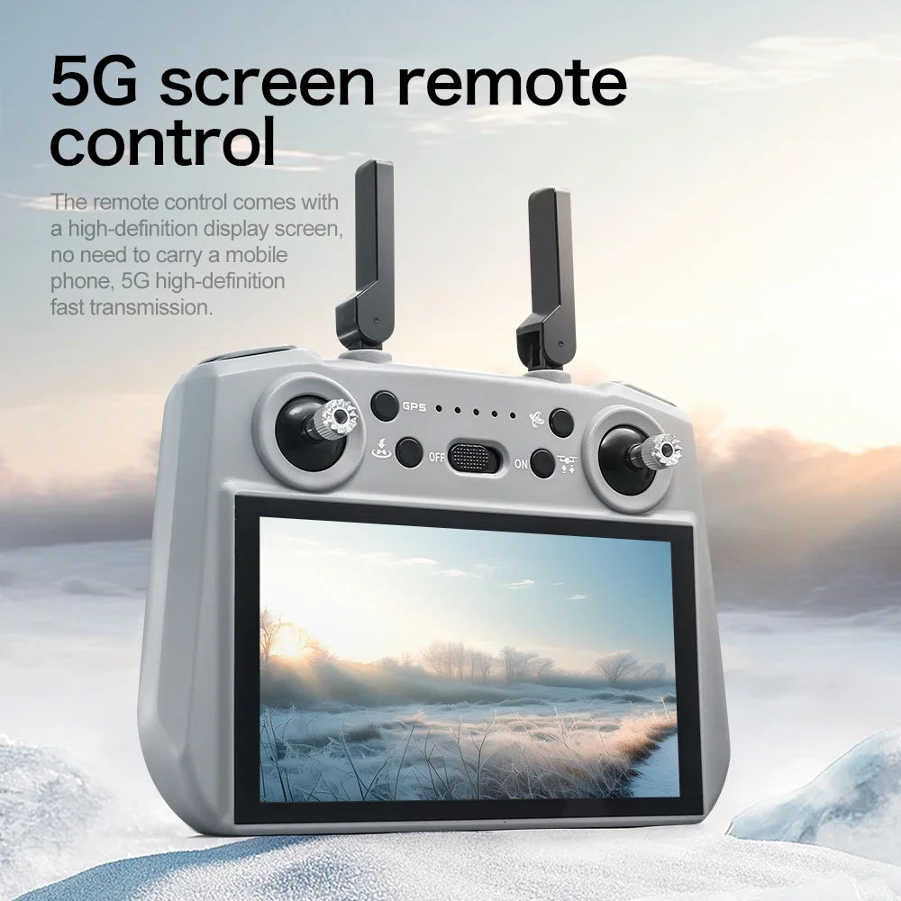 XT709 Drone 4K HD Aerial Photography With Screen GPS Return Folding Intelligent 360° Obstacle Avoidance RC Toy