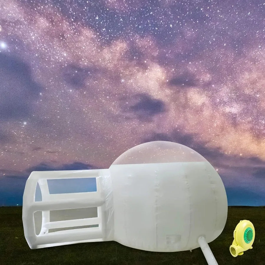 Inflatable Bubble House Waterproof Luxurious Transparent Outdoor Dome Inflatable Bubble Tent with Blower for Camping Music Fest