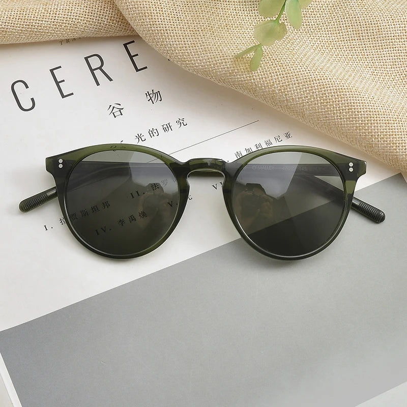 Unisex Retro Sunglasses Brand Oculos De Sol Oval Round O'malley Sun Glasses OV5183 Sunglasses frame eyewear O'malley sunglasses